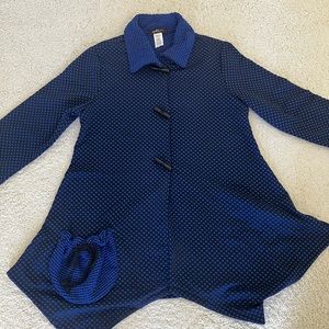 Yushi brand medium royal and navy tunic